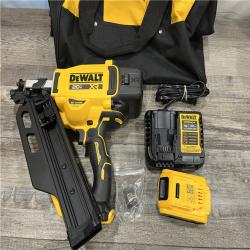 AS-IS DEWALT 20-Volt 30° Cordless Framing Nailer Kit