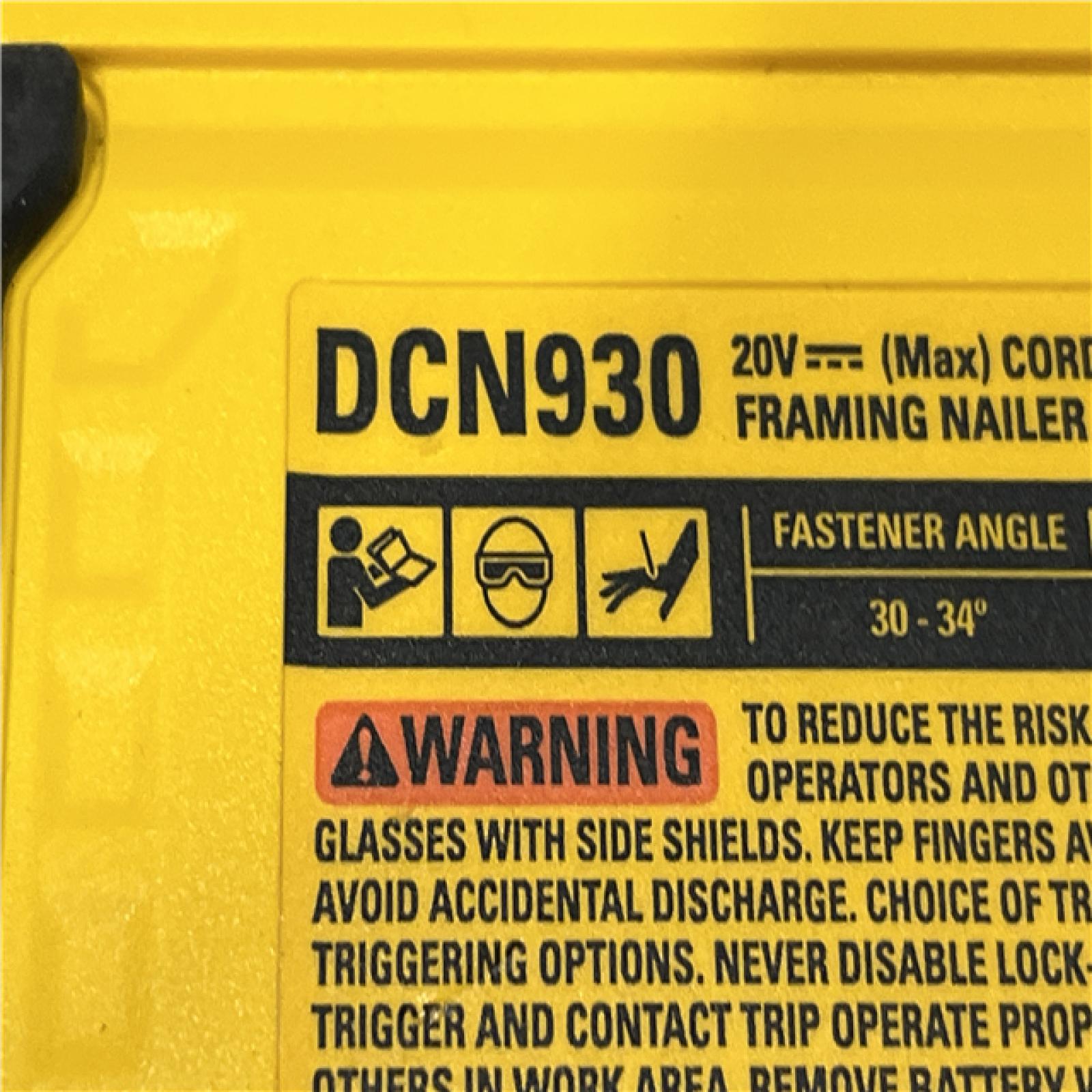 AS-IS DEWALT 20V 30 Degree Cordless Framing Nailer (Tool-Only)