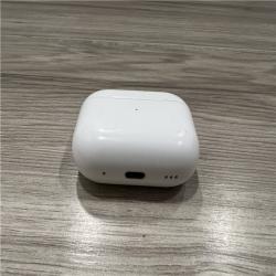 AS-IS Apple AirPods Pro (2nd Generation) with the USB-C MagSafe Charging Case