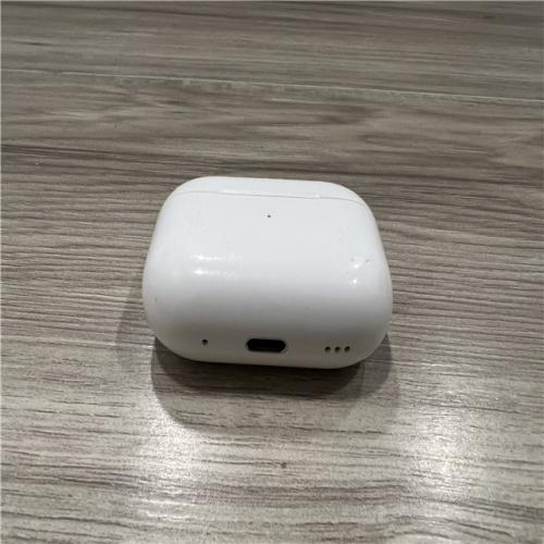 AS-IS Apple AirPods Pro (2nd Generation) with the USB-C MagSafe Charging Case