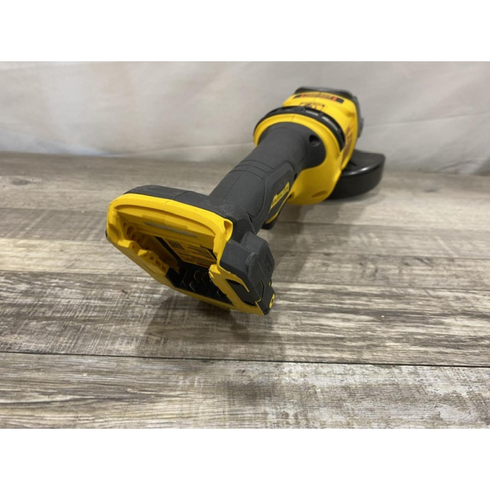 AS-IS DEWALT FLEXVOLT 60V MAX Cordless Brushless 4.5 in. to 6 in. Small Angle Grinder with Kickback Brake (Tool Only)