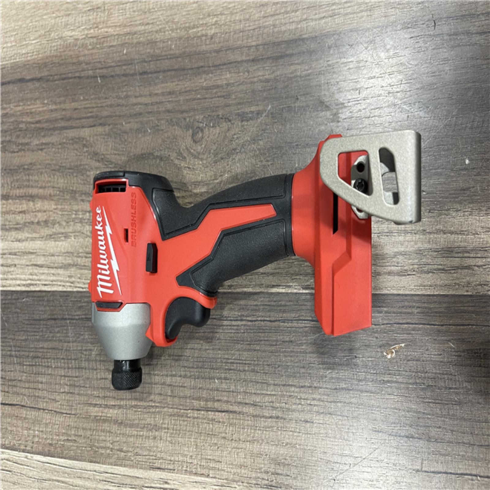 AS-IS Milwaukee 18V Lithium-Ion Brushless Cordless 1/4 in. Compact Impact Driver (Tool Only)