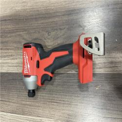 AS-IS Milwaukee 18V Lithium-Ion Brushless Cordless 1/4 in. Compact Impact Driver (Tool Only)