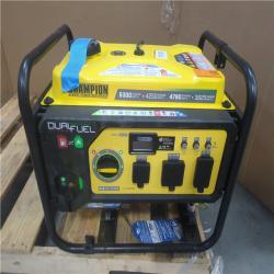CALIFORNIA AS-IS GENERAC PORTABLE POWER GENERATOR