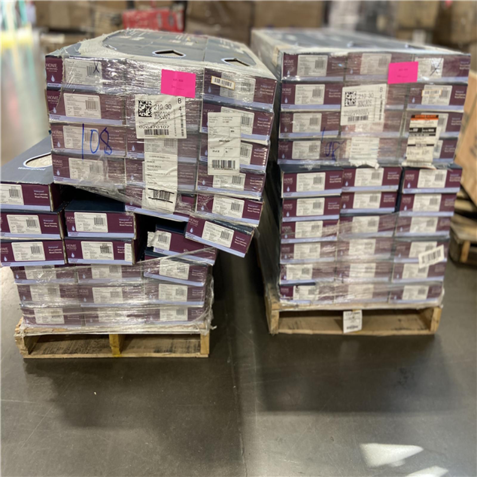 DALLAS LOCATION - Home Decorators Collection Rockwater Oak 10mm T X 8 in W Waterproof Laminate Flooring (18.60 sq. ft./case) 60 (CASES) 2 PALLETS