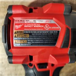 HOUSTON LOCATION - AS-IS (APPEARS LIKE NEW) Milwaukee FUEL Gen-2 18V Lithium-Ion Brushless Cordless Mid Torque 1/2 in. Impact Wrench w/Friction Ring (Tool-Only)