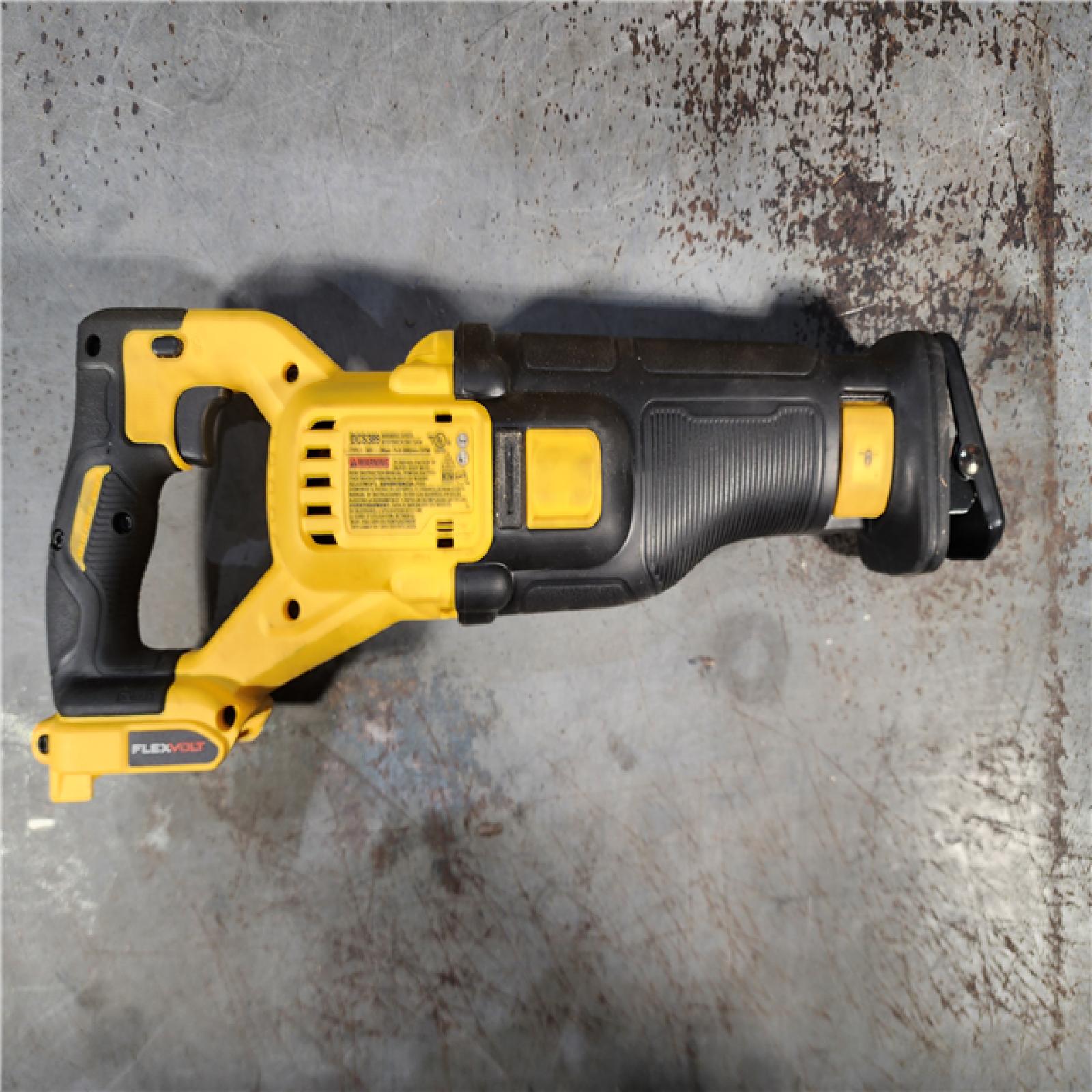 HOUSTON LOCATION - AS-IS DeWalt DCS389B FLEXVOLT 60V MAX Cordless Brushless Reciprocating Saw (Tool-Only)