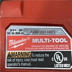 AS-IS Milwaukee 18V Lithium-Ion Cordless Oscillating Multi-Tool (Tool-Only)
