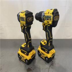AS-IS - DEWALT 20V MAX XR Hammer Drill and ATOMIC Impact Driver 2 Tool Cordless Combo Kit