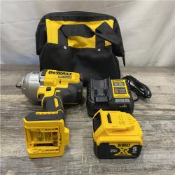 AS-IS DEWALT 20V MAX Lithium-Ion Cordless 1/2 in. Impact Wrench Kit