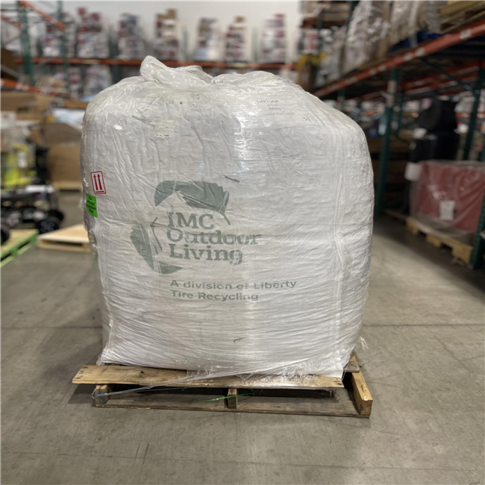 DALLAS LOCATION - Vigoro Green Rubber Nugget Mulch Super Sack (1 875LB)