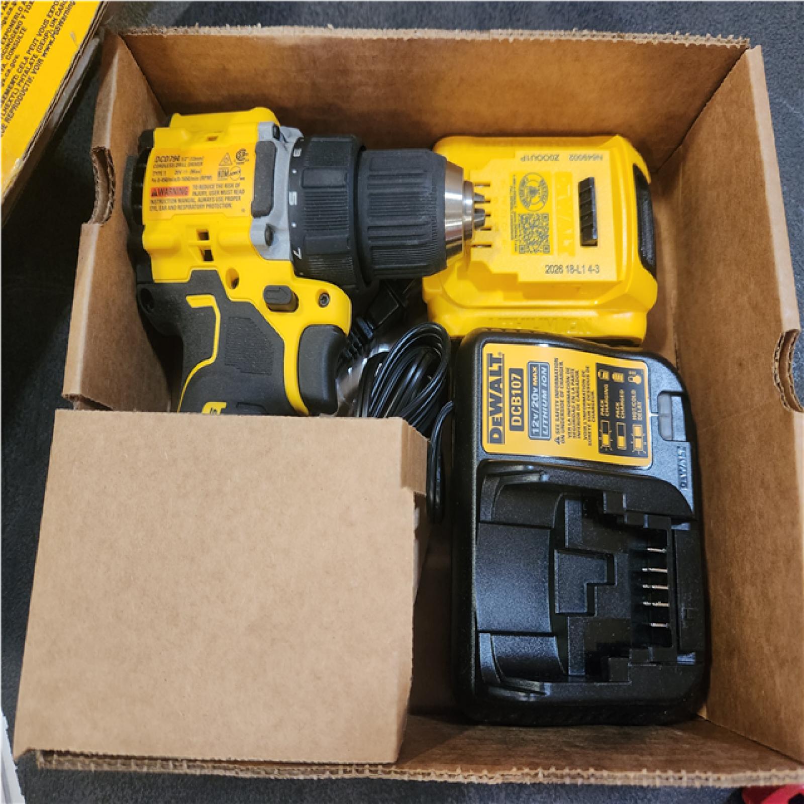 Phoenix NEW DEWALT Atomic 20V Lithium-Ion Cordless Compact 1/2 in. Drill/Driver Kit with 2.0Ah Battery and Charger