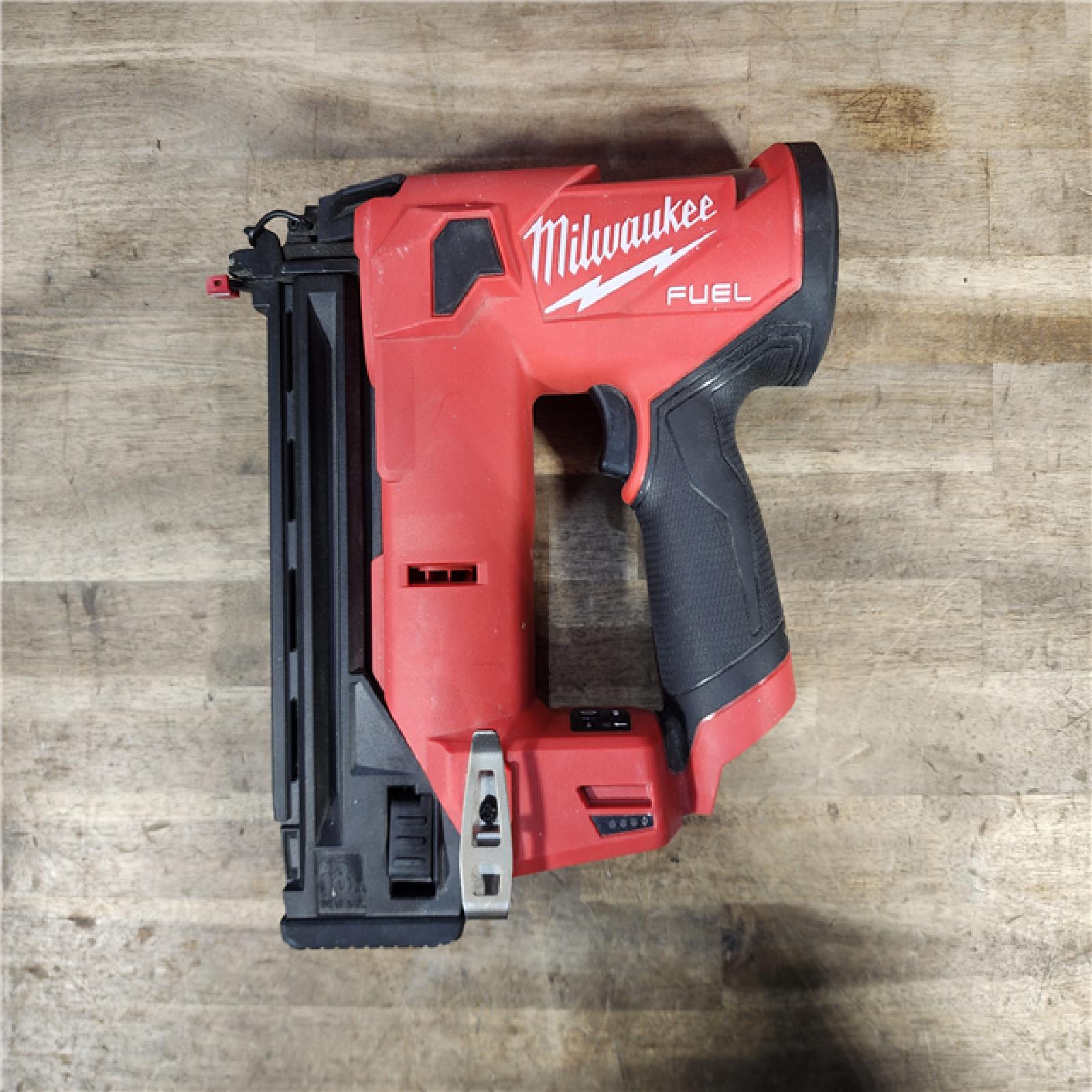 HOUSTON LOCATION - AS-IS M12 FUEL 12-Volt Lithium-Ion Brushless Cordless 18-Guage Compact Brad Nailer (Tool Only)