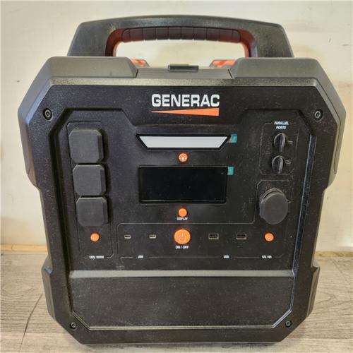 Phoenix Generac 1600W Output / 3200 Peak 1086Wh Portable Battery Power Station with Push Button Start and Solar Charging - GB1000
