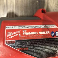 AS-IS Milwaukee FUEL 3-1/2 in. 18-Volt 21-Degree Lithium-Ion Brushless Cordless Framing Nailer (Tool-Only)