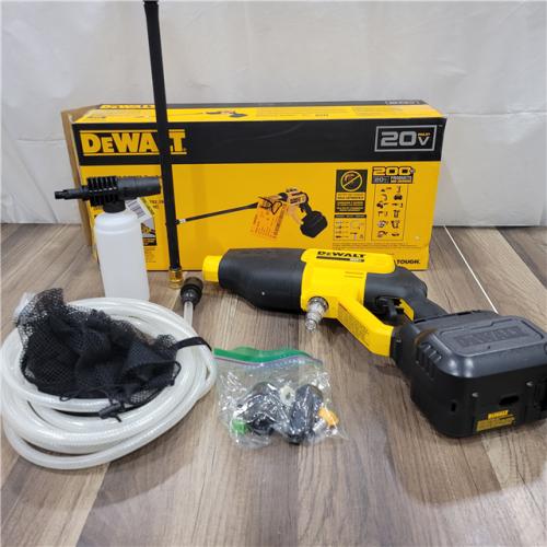 AS-IS  Dewalt 20V 550 PSI  1 GPM Cordless Power Cleaner W/ 4 Nozzles Tool-Only DCPW550B