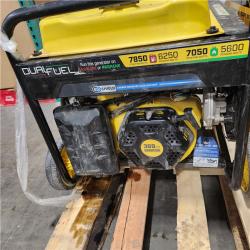 Dallas Location - As-Is Champion 201463 7850W Dual Fuel Generator