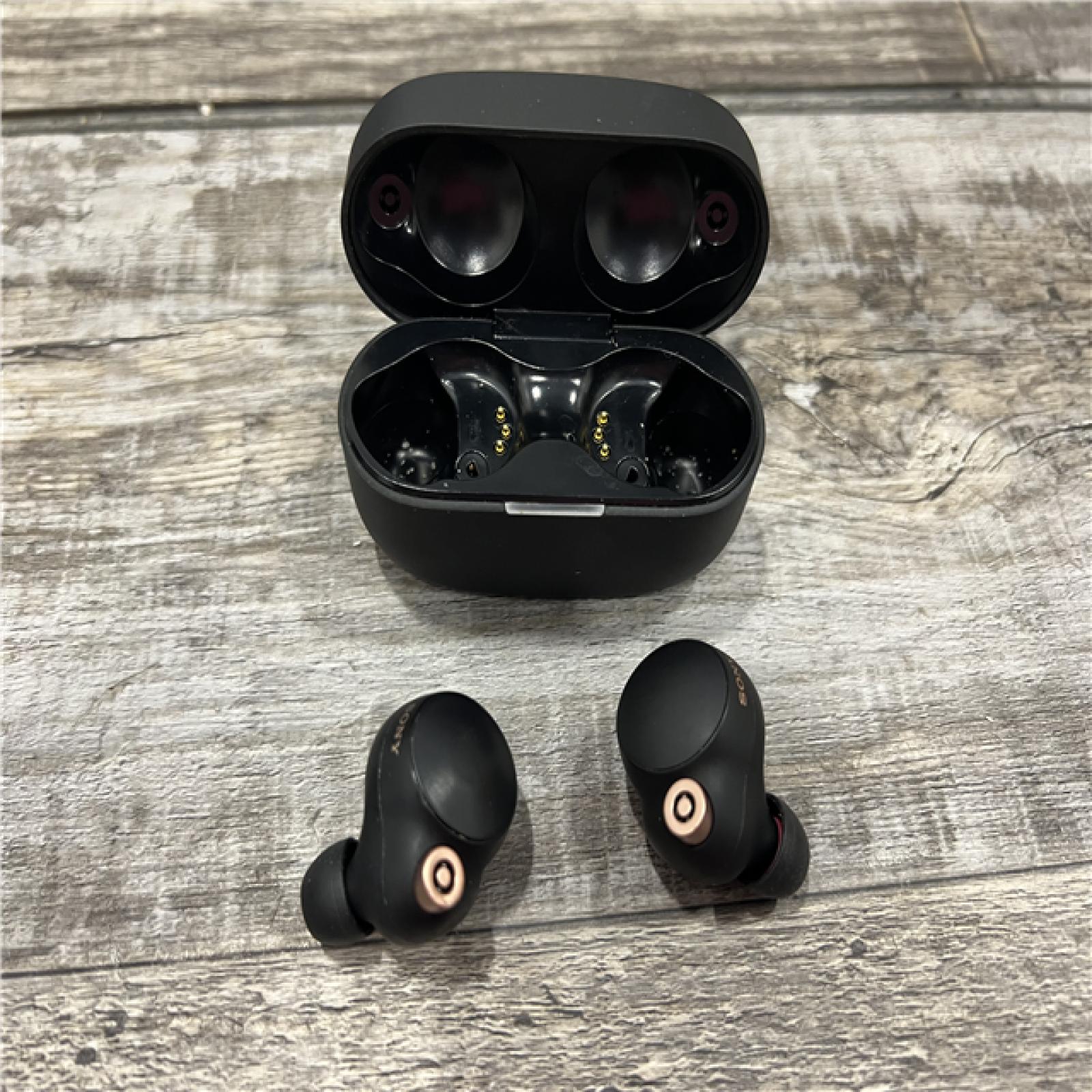 AS-IS SONY - WF-1000XM4 Noise Cancelling In-Ear Headphones - Black