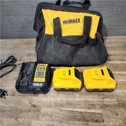 HOUSTON LOCATION - AS-IS DEWALT 2 TOOL COMBO KIT W/ (2) BATTERY & CHARGER