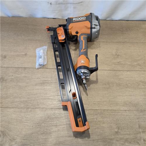 AS-IS Ridgid 21-Degree 3-1/2 in. Round Head Framing Nailer (Tool-Only)