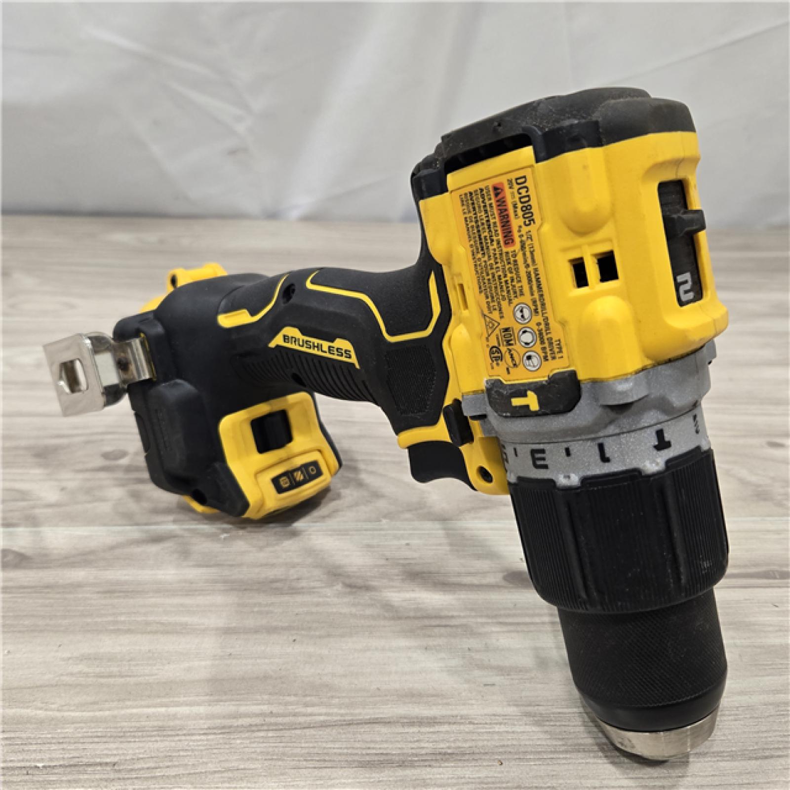 AS-IS DEWALT 20V Compact Cordless 1/2 in. Hammer Drill (Tool-Only)