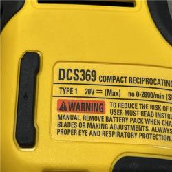 AS-IS DEWALT ATOMIC 20V MAX Cordless Brushless Compact Reciprocating Saw (Tool Only)