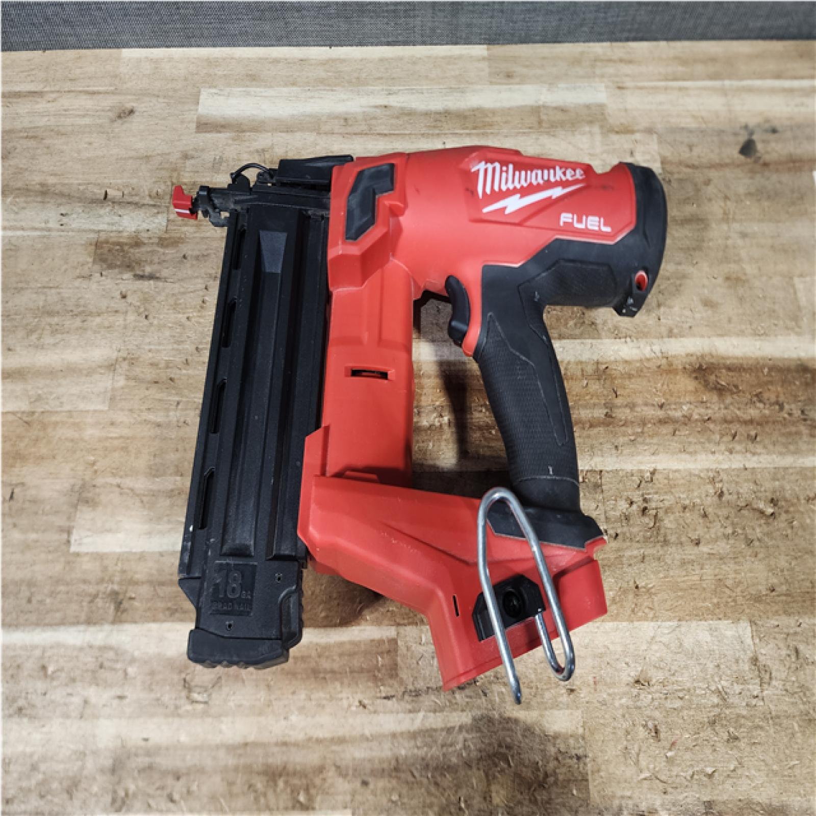 HOUSTON LOCATION - AS - IS Milwaukee FUEL 18-Volt Lithium-Ion Brushless Cordless Gen II 18-Gauge Brad Nailer (Tool-Only)