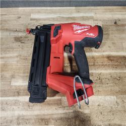 HOUSTON LOCATION - AS - IS Milwaukee FUEL 18-Volt Lithium-Ion Brushless Cordless Gen II 18-Gauge Brad Nailer (Tool-Only)