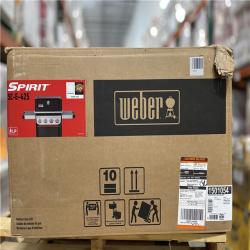 DALLAS LOCATION - Weber Spirit SC-E-425 4-Burner Propane Gas Grill in Black with Crafted Griddle Insert