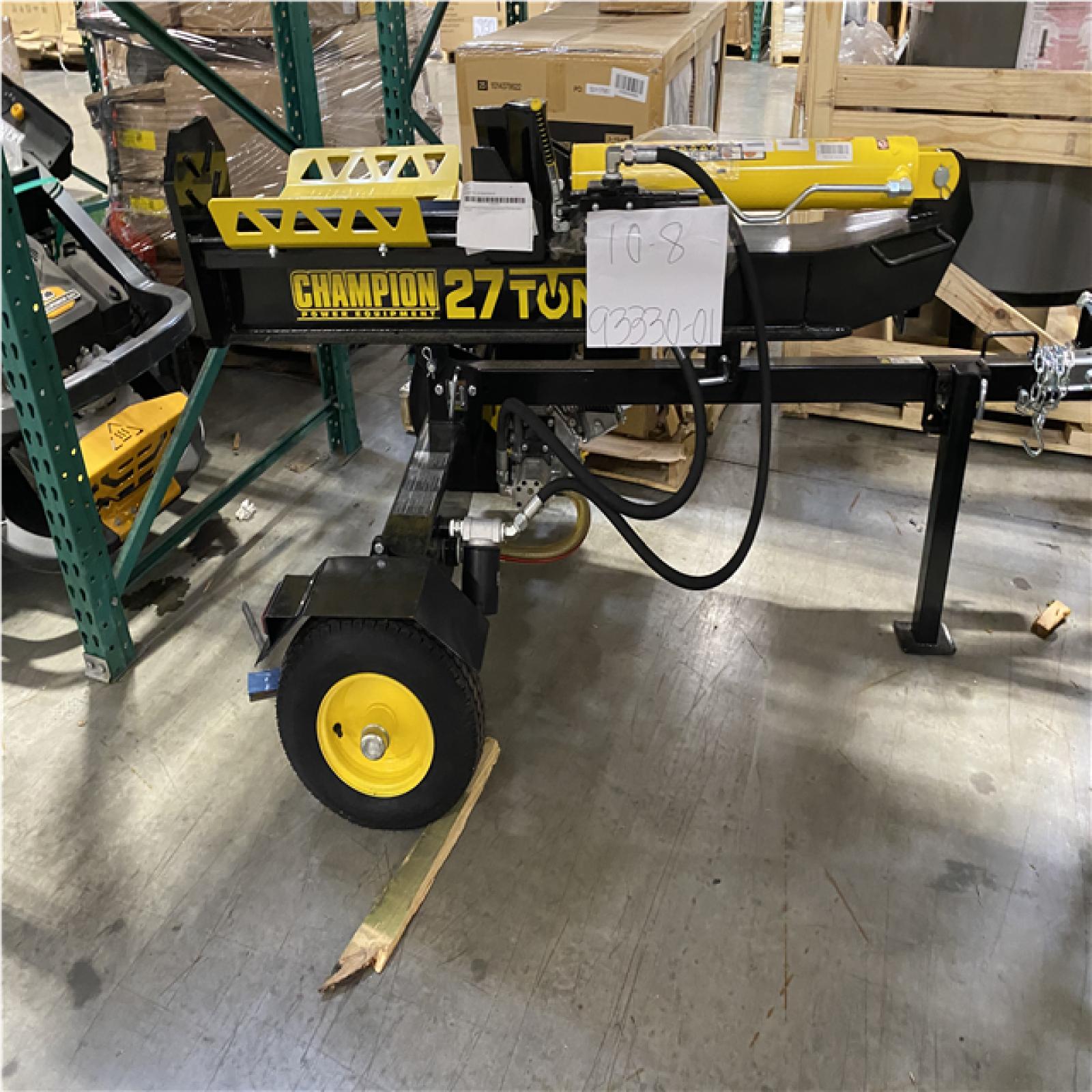 Dallas Location- As-Is Champion Power Equipment 27 Ton Wood Splitter