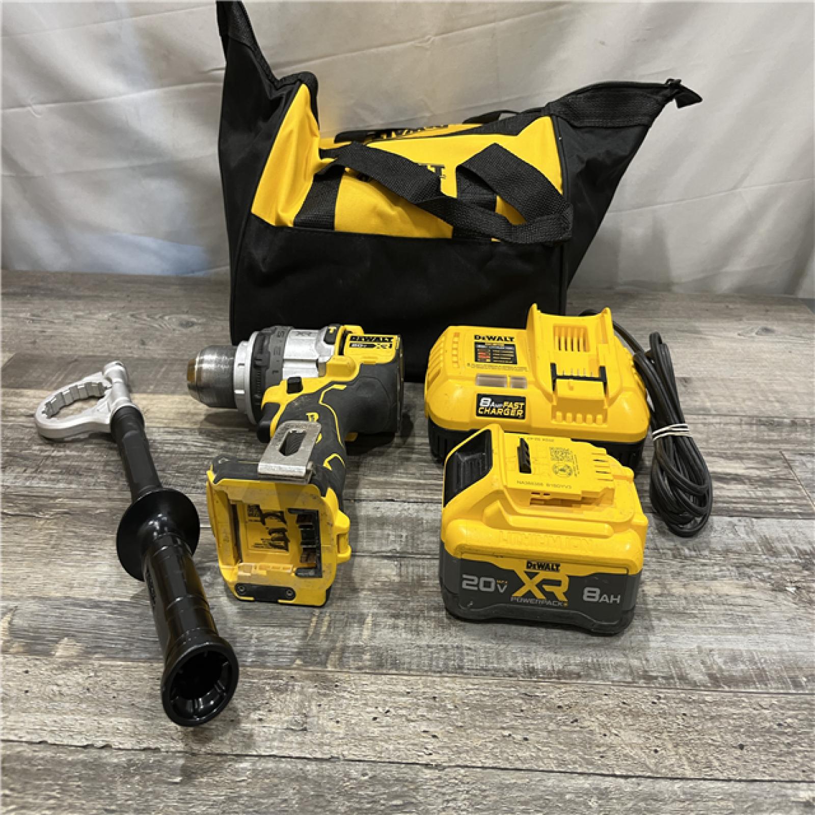 AS-IS DEWALT 20V XR Lithium-Ion Cordless Hammer Drill Kit