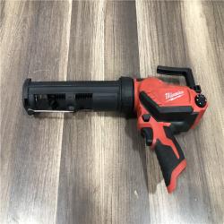 AS-IS Milwaukee 12V Lithium-Ion Cordless 10 oz. Adhesive and Caulk Gun (Tool-Only)