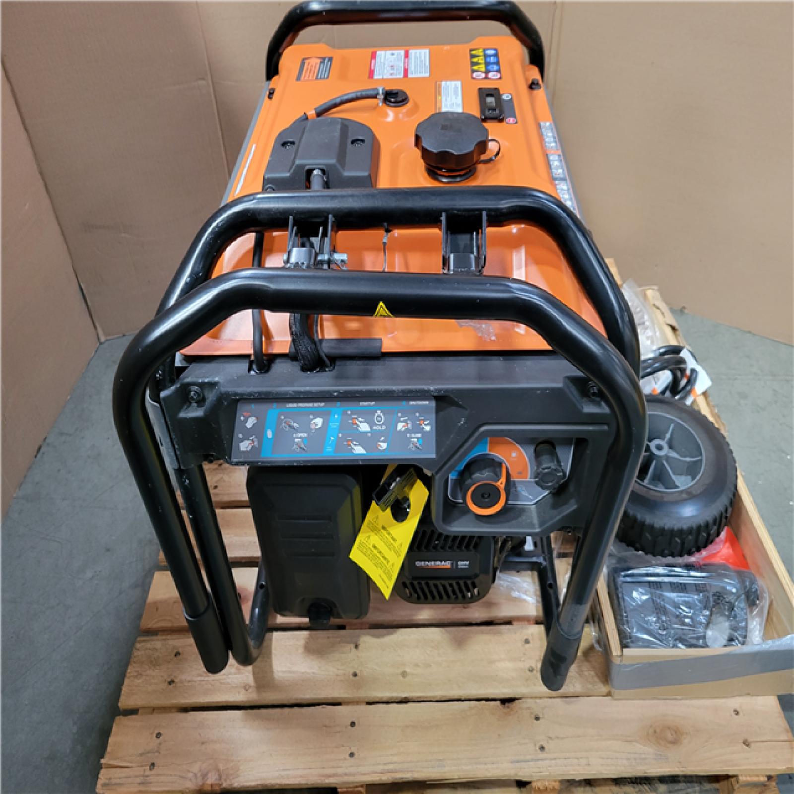 CALIFORNIA AS-IS GENERAC PORTABLE GENERATOR