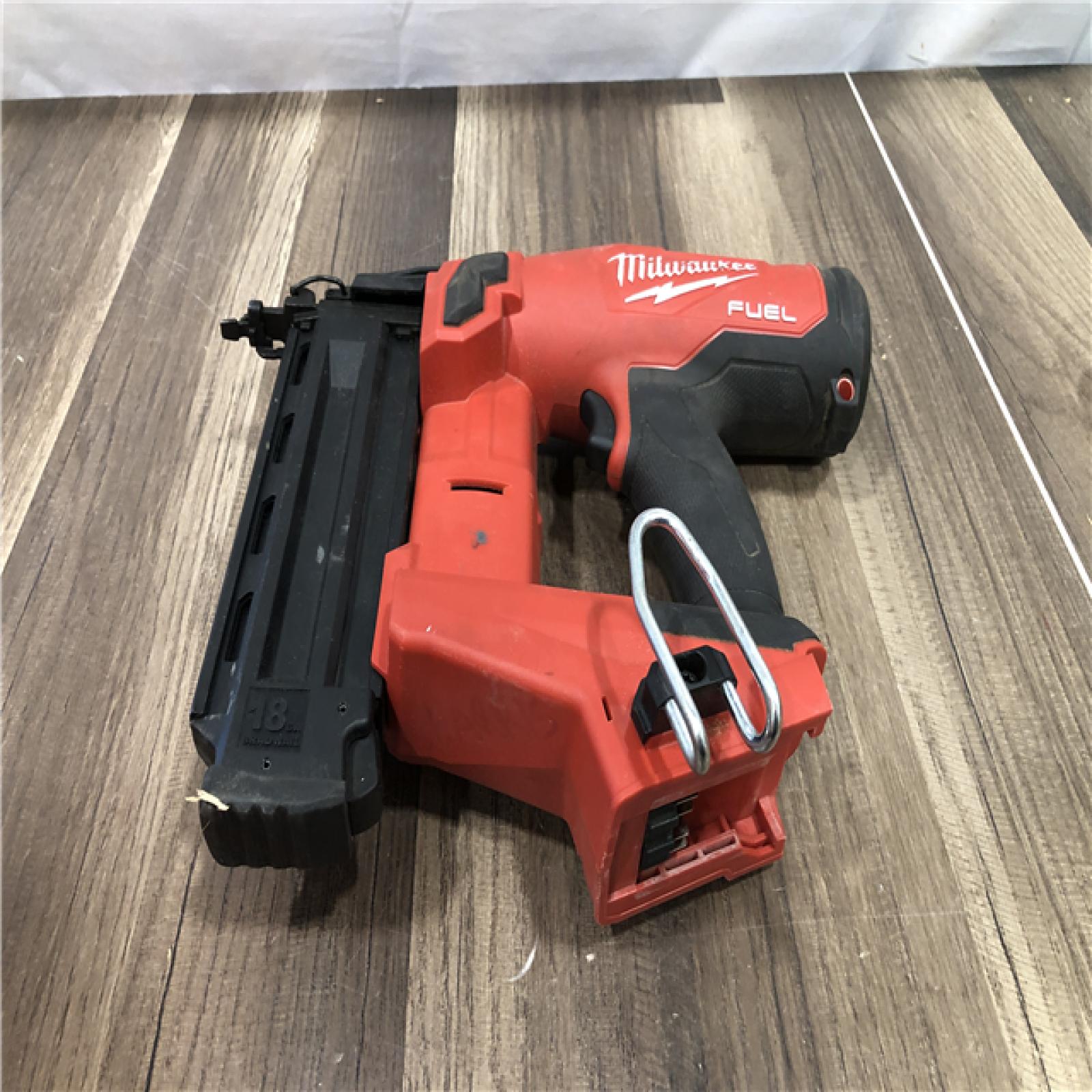 AS-IS Milwaukee FUEL 18-Volt Lithium-Ion Brushless Cordless Gen II 18-Gauge Brad Nailer (Tool-Only)