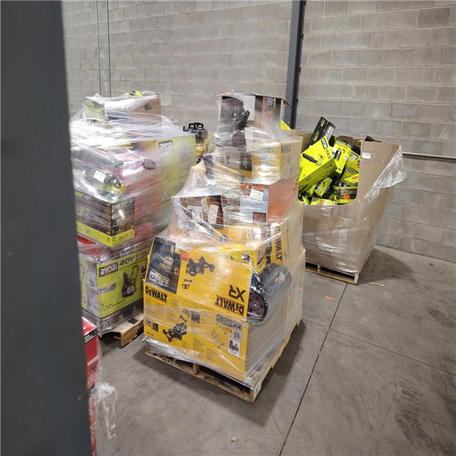 Pittston Location As-Is Power Tools Partial Truckload (13 Pallets) 3717-A