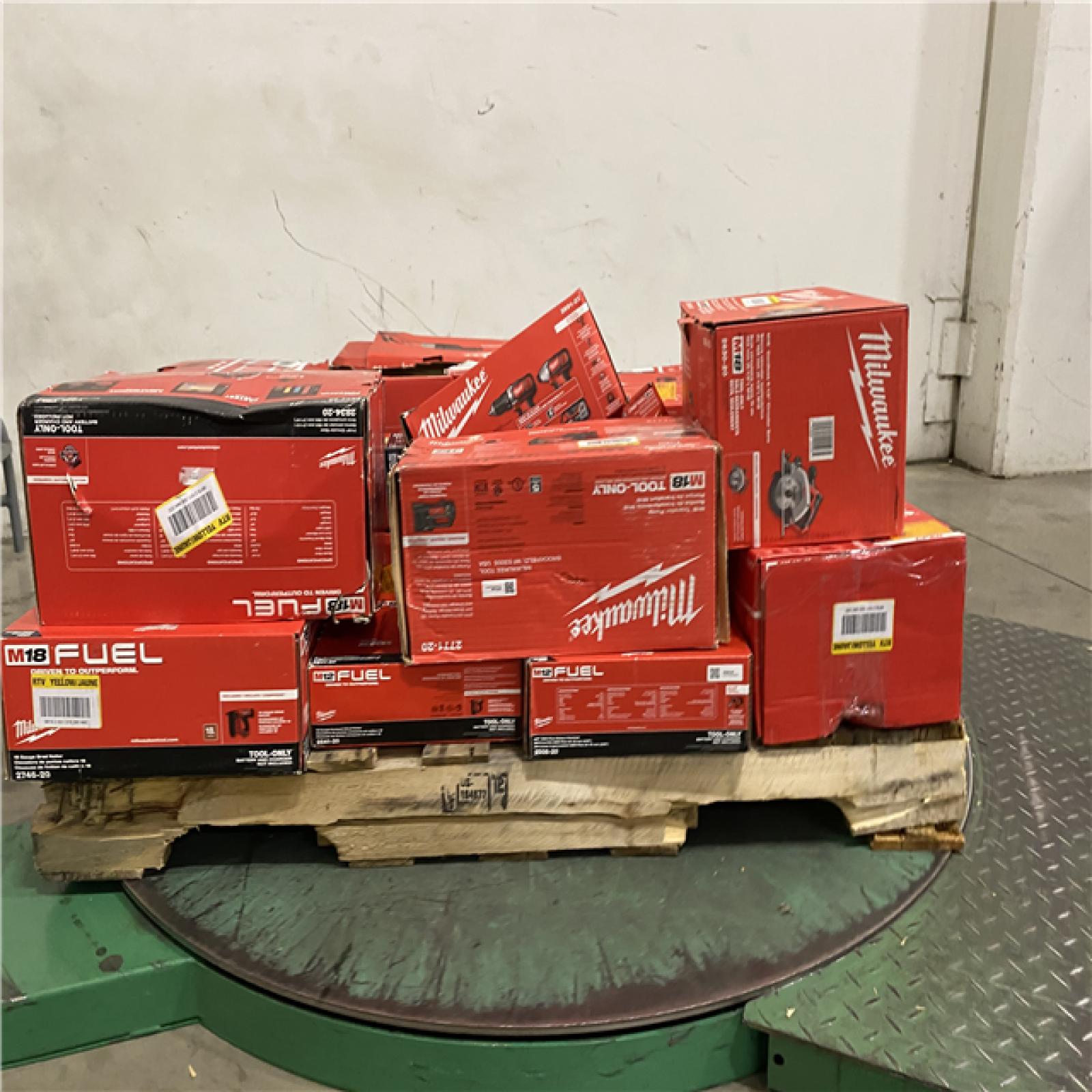 Dallas Location - As-Is MILWAUKEE Tool Pallet
