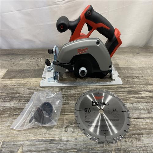 AS-IS Milwaukee 18V Lithium-Ion Cordless 6-1/2 in. Circular Saw (Tool-Only)