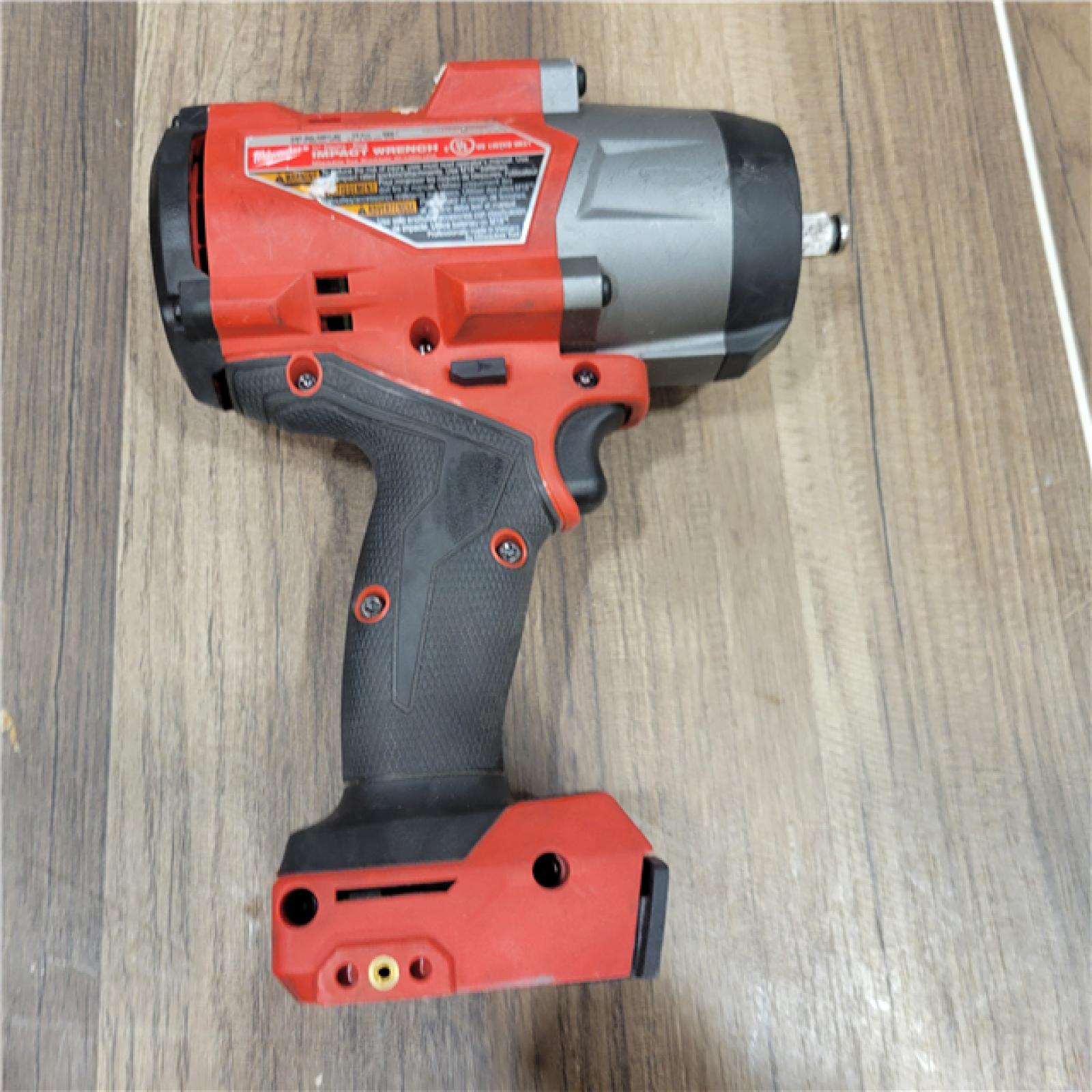 AS-IS  Milwaukee M18 FUEL 18V Lithium-Ion Brushless Cordless 1/2 in. Impact Wrench with Friction Ring (Tool-Only)