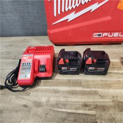 HOUSTON LOCATION - AS-IS MILWAUKEE FUEL 18V Lithium-Ion Brushless Cordless Hammer Drill and Impact Driver Combo Kit