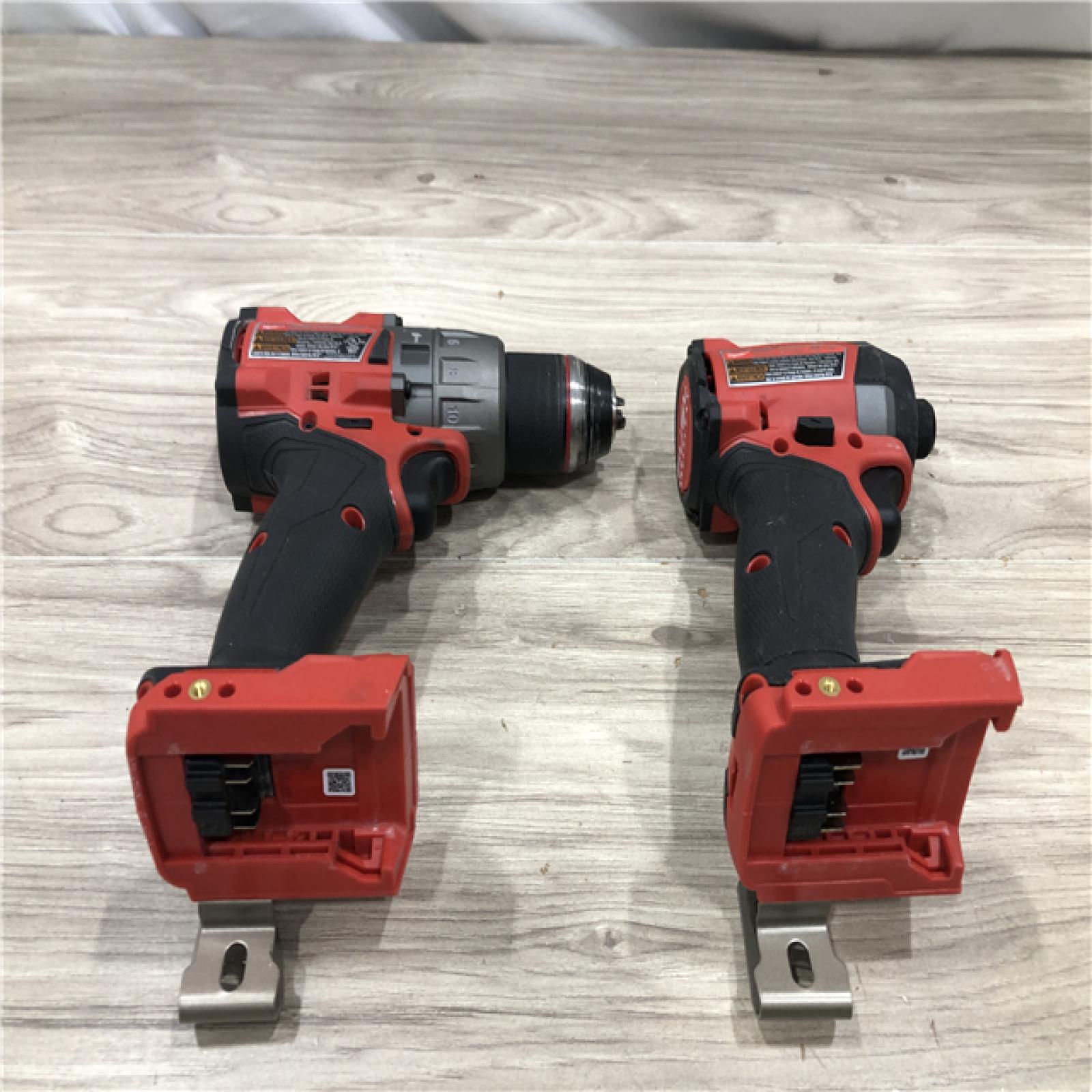 AS-IS Milwaukee FUEL 18V Lithium-Ion Cordless Hammer Drill and Impact Driver Combo Kit
