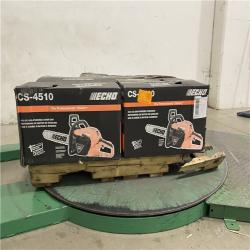 Dallas Location -NEW- ECHO 18 in. 45.0 cc Gas 2-Stroke Rear Handle Chainsaw(Lot Of 7)