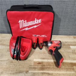 HOUSTON LOCATION - AS - IS Milwaukee FUEL SURGE 12V Lithium-Ion Brushless Cordless 1/4 in. Hex Impact Driver Compact Kit
