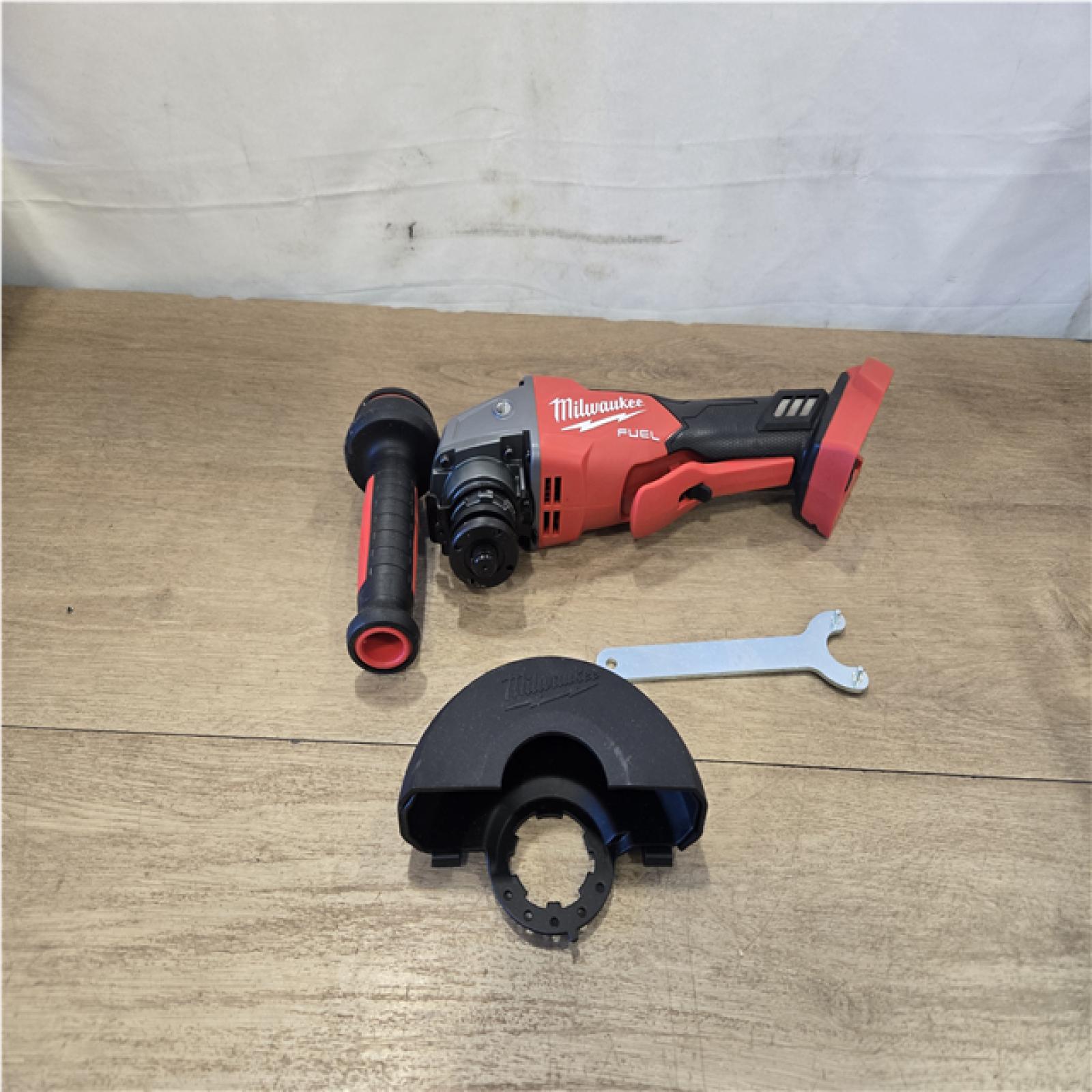 AS-IS Milwaukee FUEL 18V Lithium-Ion Brushless Cordless 4-1/2 in./5 in. Grinder w/Paddle Switch (Tool-Only)
