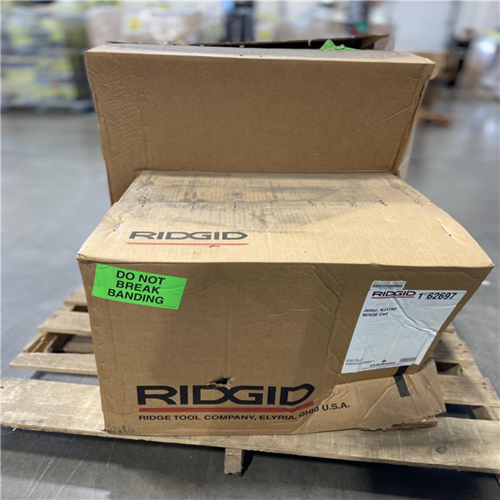 DALLAS LOCATION - RIDGID 62697 KJ-1750-C Water Jetter Drain Cleaner with Cart