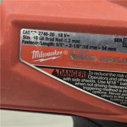 AS-IS Milwaukee M18 FUEL GEN II 18V 18-Gauge Cordless Brad Nailer Kit