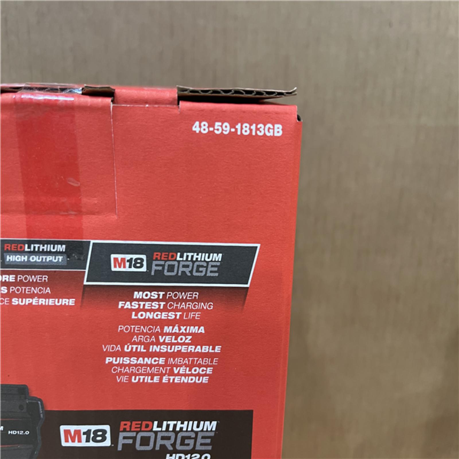 NEW!- Milwaukee M18 18-Volt Lithium-Ion REDLITHIUM FORGE Starter Kit