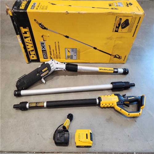 AS-IS DEWALT 20V MAX Lithium-Ion Brushless Cordless 8in. Pole Saw Kit