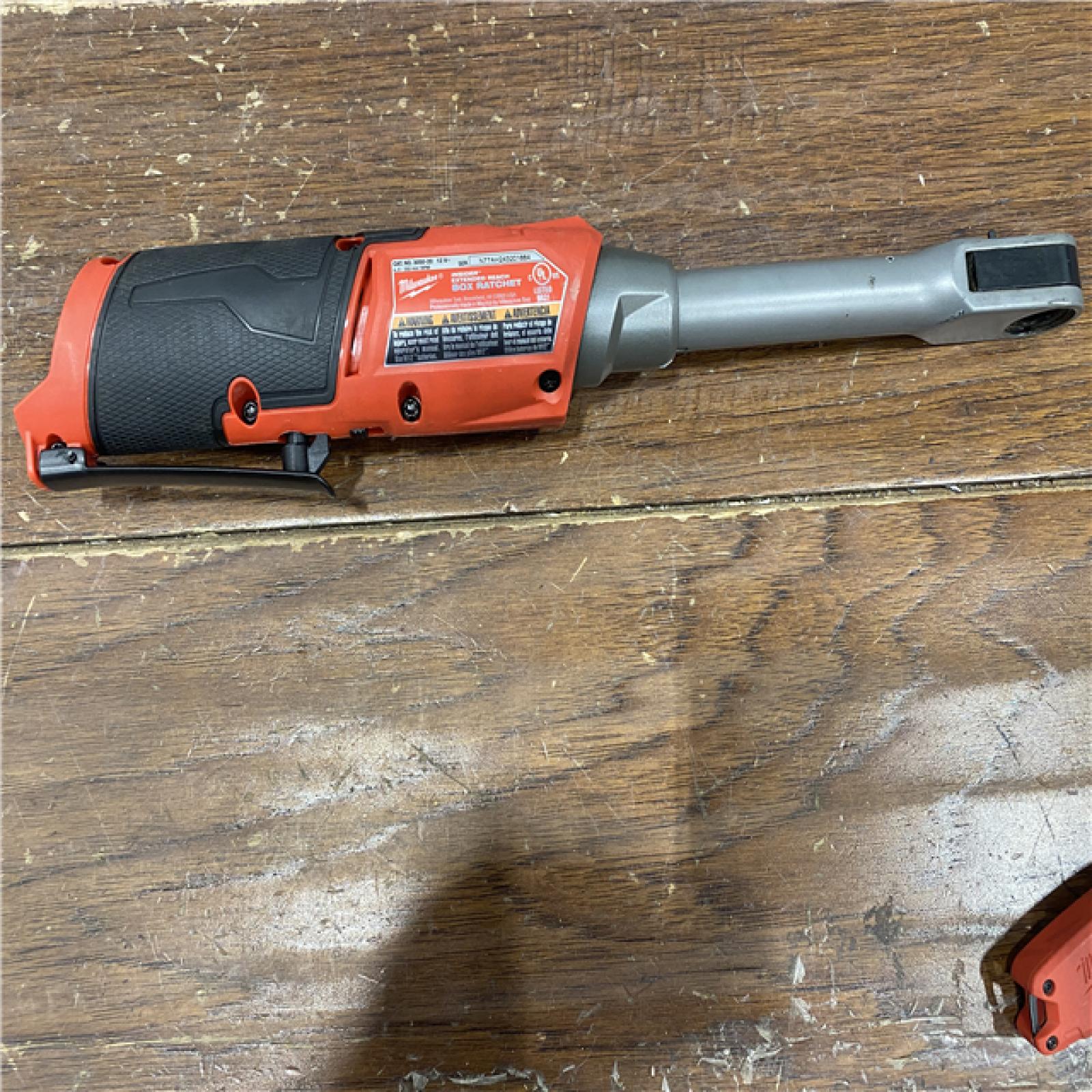 AS-IS Milwaukee M12 FUEL INSIDER Extended Reach Box Ratchet