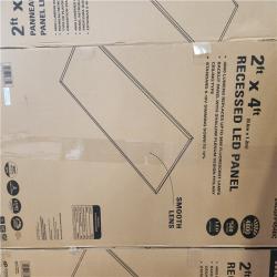 Phoenix NEW Metalux 2 ft. x 4 ft. 4500 Lumens Integrated LED Panel Light 4000K for Office  Warehouse  Retail and Commercial Locations Pallet OF 50