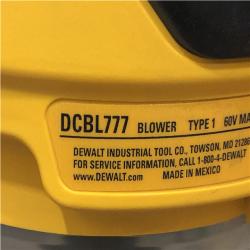 AS-IS DEWALT FLEXVOLT 60V MAX 160 MPH 760 CFM Brushless Cordless Axial Blower Kit